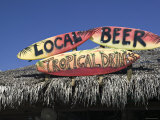 Beach Bar Sign  Grand Cayman  Cayman Islands  Caribbean