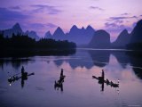 Cormorant Fishermen  Li River  Yangshuo  Guangxi  China