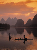 Cormorant Fishermen  Li River  Yangshuo  Guangxi  China