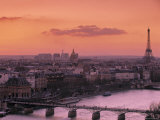 Eiffel Tower and River Seine  Paris  France
