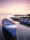 Boats on Lake  Connemara  County Galway  Ireland