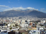 Pichincha Volcano and Quito Skyline  Ecuador
