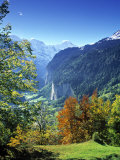 Lauterbrunnen Valley  Berner Oberland  Switzerland