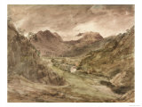 Borrowdale  View Towards Glaramara  Lake District  England