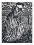 Young Woman Leaning Against a Wall