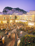 Piazzetta  Capri Town  Capri  Bay of Naples  Italy