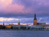 Riga from Across Daugava River  Latvia