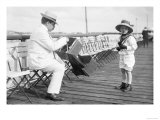 Kite Flying at the Seaside  Hat Guard Weather  Belgian Coast  c1900