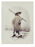 Workman in Rain Dress  19th Century