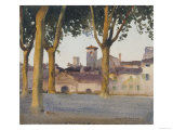 On the Walls  Lucca  c1923