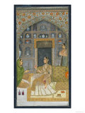 Lady in Pavilion at Night  India