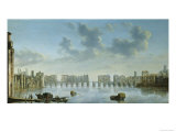 View of Old London Bridge from the West