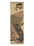 Young Woman in Traditional Highly Decorative Japanese Costume