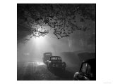 Streetlight and Parked Cars  London  c1940