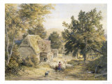 Farm Yard Near Princes Risborough  Buckinghamshire  England