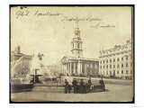 Fountains  Trafalgar Square  London  19th Century