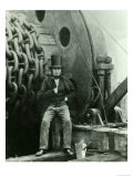 Isambard Kingdom Brunel and the Launching Chains of the Great Eastern  c1857