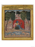 Asavari Ragini Charms Snakes in a Rocky Landscape