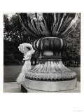 The Queen Mother in Buckingham Palace Garden with Umbrella  c1939