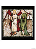 God of Love and Alceste from Chaucer's Love of Good Women on Stained Glass