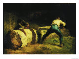 The Wood Sawyers  19th Century