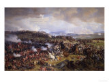 The Battle of Waterloo: British Squares Receiving the Charge of the French Cuirassiers