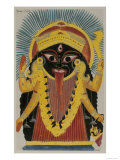 The Goddess Kali Kalighat Style Calcutta  India  1845