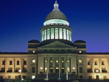 Capitol Building at Twilight  Little Rock  Arkansas