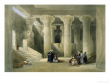 Interior of the Temple of Esne in Upper Egypt