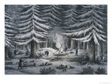 Manner of Making a Resting Place on a Winter Night  Journey to the Shores of the Polar Sea