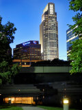 Skyline at Dusk  Omaha  Nebraska