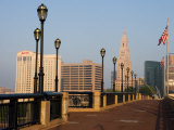 Founder's Bridge over the Connecticut River  Hartford  Connecticut
