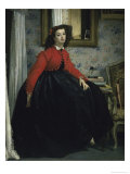 Young Woman in a Short Red Jacket
