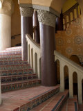 Interior of the Santa Barbara Courthouse  Santa Barbara  California