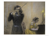 Violinist and Clara Schumann