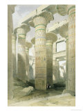 Oblique View of the Hall of Columns  Karnak