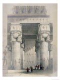 View from under the Portico of the Great Temple Ofdendera