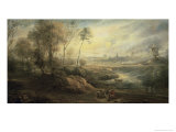 Landscape with a Bird Catcher  17th century