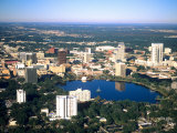 Aerial Skyline  Orlando  Florida
