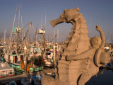 Seahorse Statue at the Santa Barbara Harbor  Santa Barbara  California