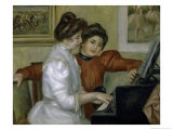 Yvonne and Christine Leroll at the Piano