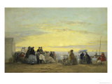 On the Beach at Sunset