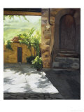Tuscan Courtyard  Early Evening
