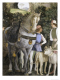 La Camera Degli Sposi: Grooms with Horse and Two Dogs