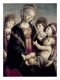 Madonna and Child with St John Baptist and Two Angels  c1468