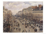 Boulevard Montmartre in Paris