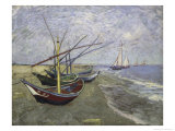 Fishing Boats on the Beachat Saintes  Maries