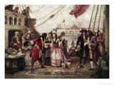 Captain William Kidd in New York Harbor