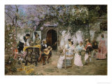 Tailors and Guitarist in the Garden