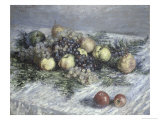 Still Life with Pears and Grapes